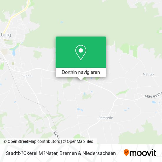 Stadtb?Ckerei M?Nster Karte