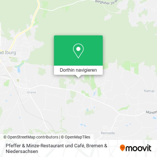 Pfeffer & Minze-Restaurant und Café Karte