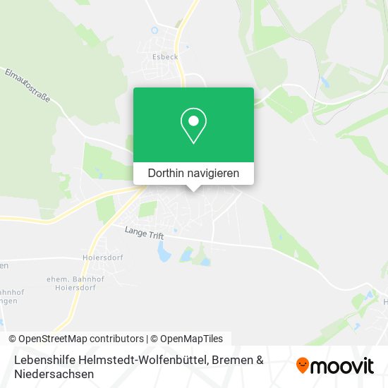 Lebenshilfe Helmstedt-Wolfenbüttel Karte