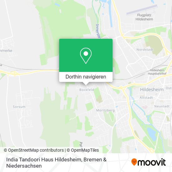 India Tandoori Haus Hildesheim Karte
