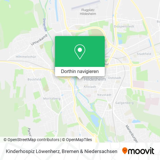 Kinderhospiz Löwenherz Karte