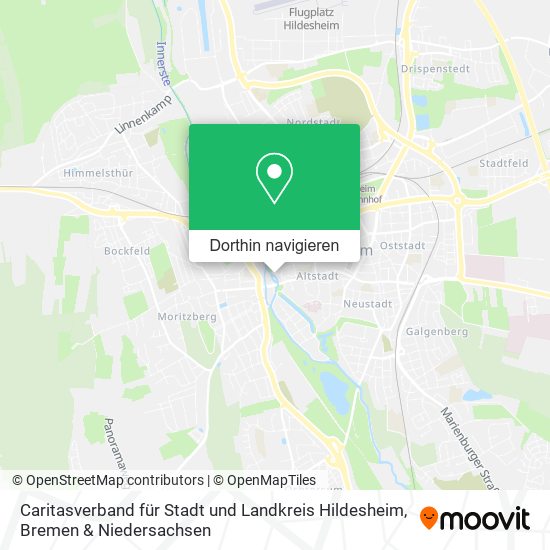 Caritasverband für Stadt und Landkreis Hildesheim Karte