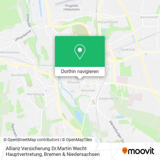 Allianz Versicherung Dr.Martin Wecht Hauptvertretung Karte