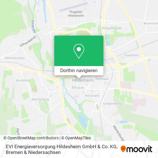 EVI Energieversorgung Hildesheim GmbH & Co. KG Karte