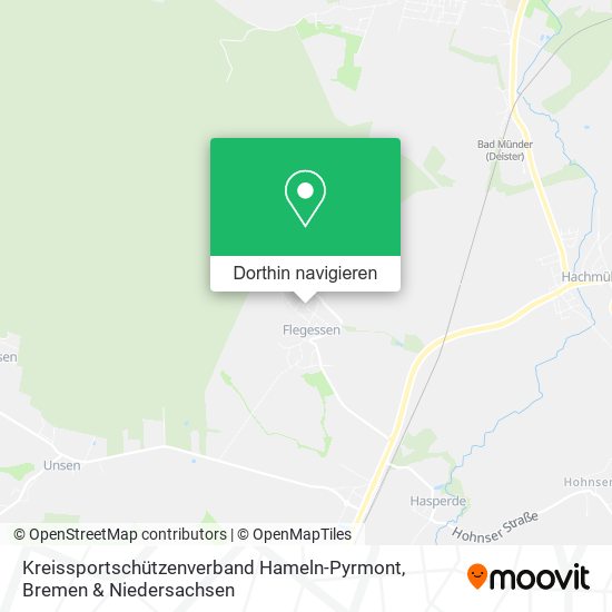 Kreissportschützenverband Hameln-Pyrmont Karte