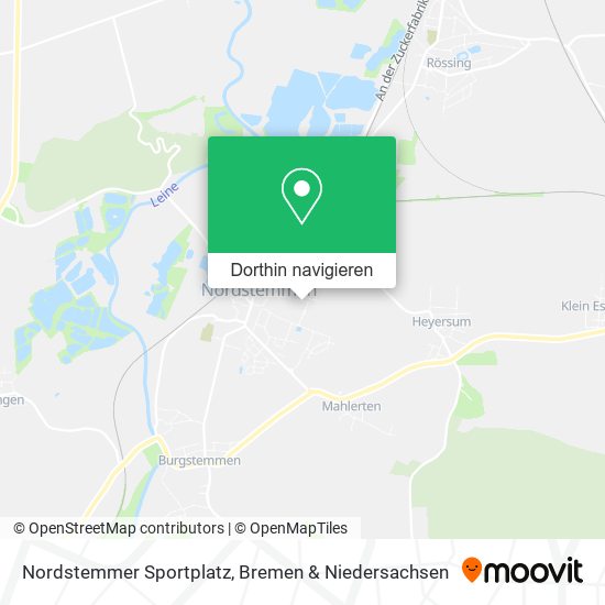 Nordstemmer Sportplatz Karte