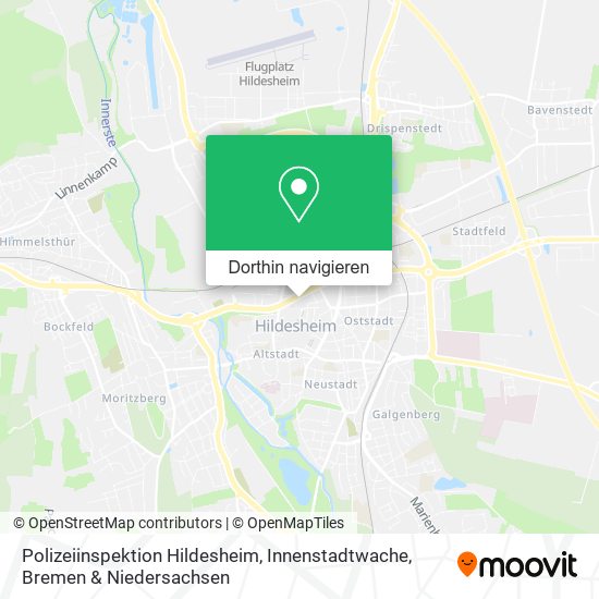 Polizeiinspektion Hildesheim, Innenstadtwache Karte