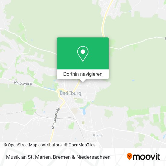 Musik an St. Marien Karte