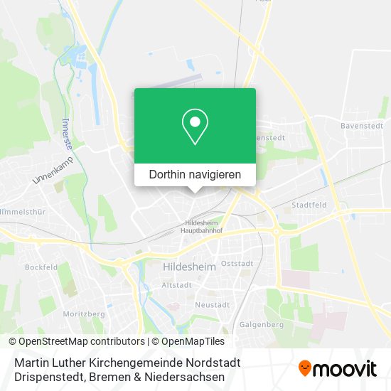 Martin Luther Kirchengemeinde Nordstadt Drispenstedt Karte