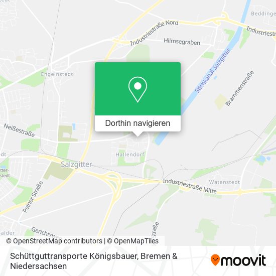Schüttguttransporte Königsbauer Karte