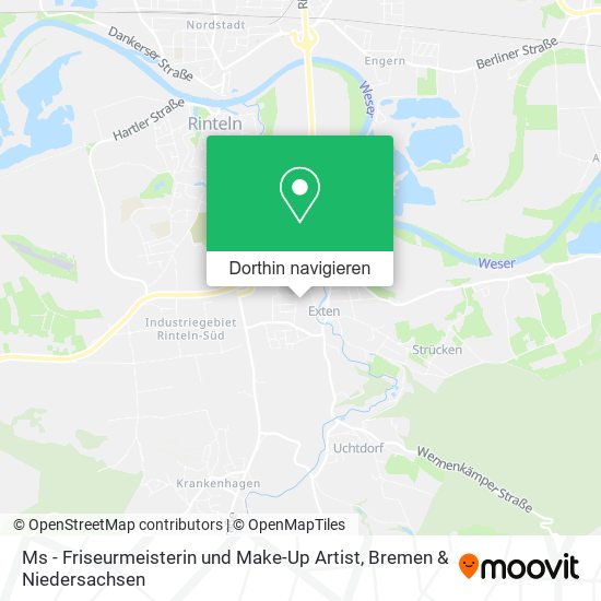 Ms - Friseurmeisterin und Make-Up Artist Karte