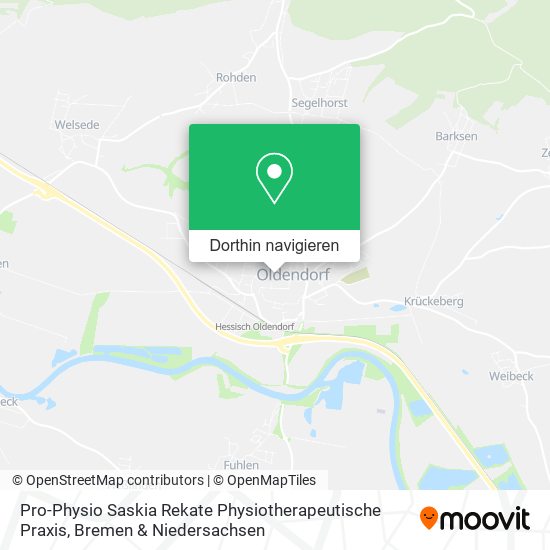 Pro-Physio Saskia Rekate Physiotherapeutische Praxis Karte