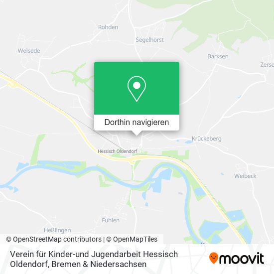 Verein für Kinder-und Jugendarbeit Hessisch Oldendorf Karte