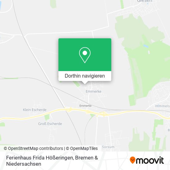 Ferienhaus Frida Hößeringen Karte