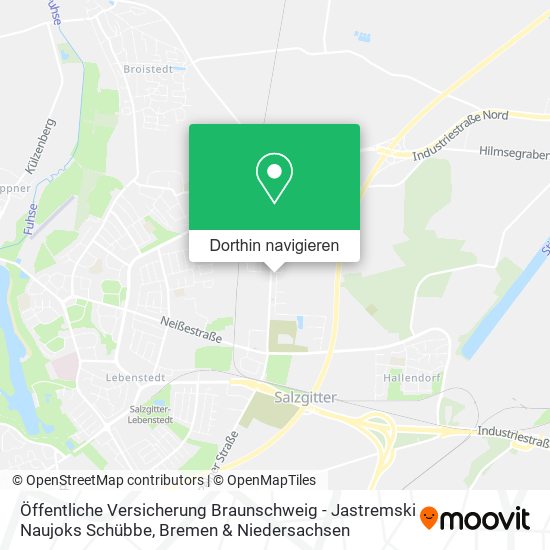 Öffentliche Versicherung Braunschweig - Jastremski Naujoks Schübbe Karte