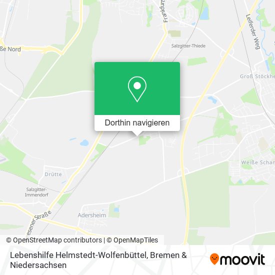 Lebenshilfe Helmstedt-Wolfenbüttel Karte