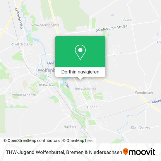 THW-Jugend Wolfenbüttel Karte