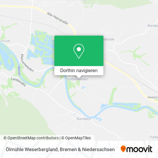 Ölmühle Weserbergland Karte