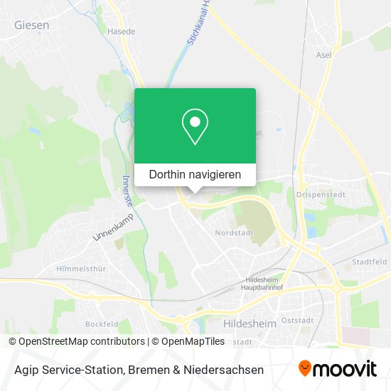 Agip Service-Station Karte