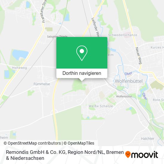 Remondis GmbH & Co. KG, Region Nord / NL Karte