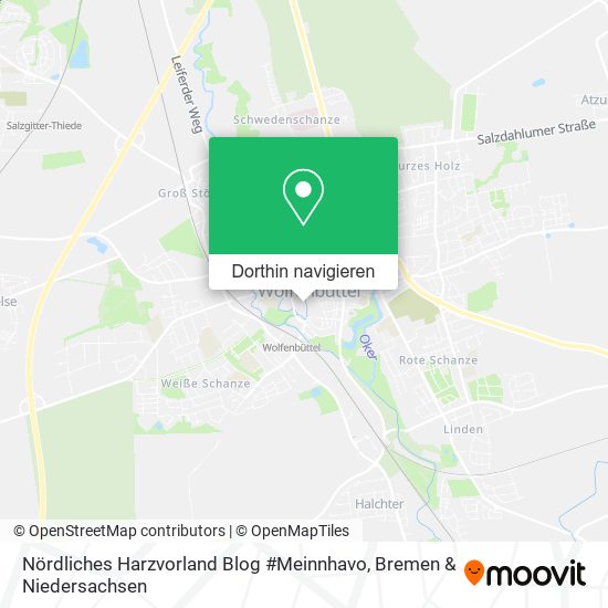 Nördliches Harzvorland Blog #Meinnhavo Karte