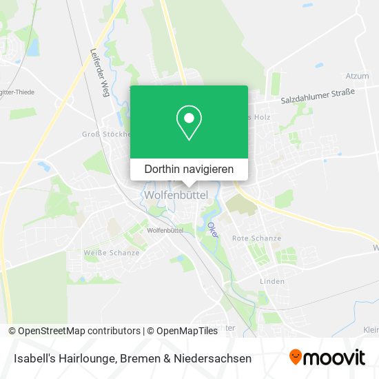 Isabell's Hairlounge Karte