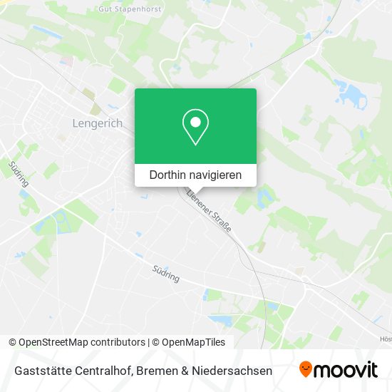 Gaststätte Centralhof Karte