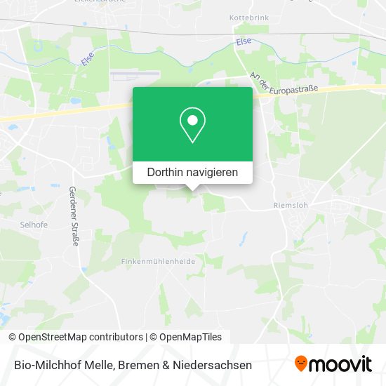 Bio-Milchhof Melle Karte