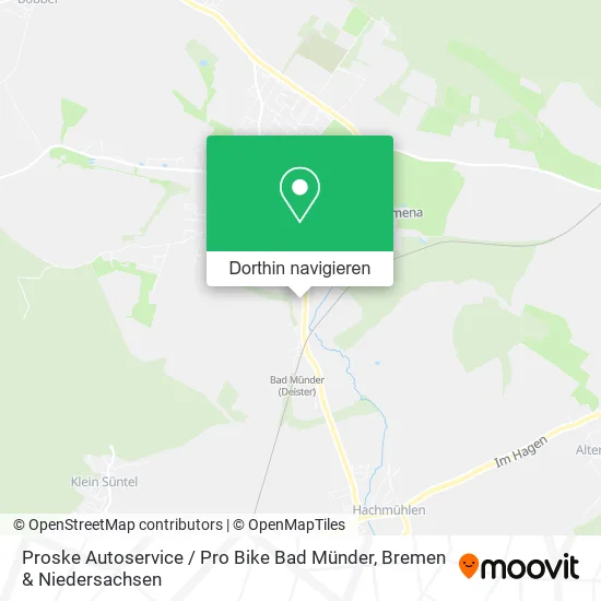 Proske Autoservice / Pro Bike Bad Münder Karte