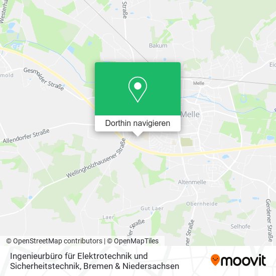 Ingenieurbüro für Elektrotechnik und Sicherheitstechnik Karte