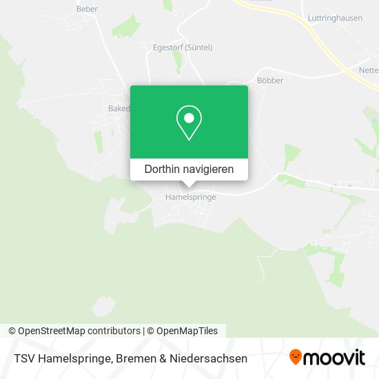 TSV Hamelspringe Karte