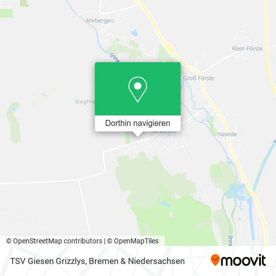 TSV Giesen Grizzlys Karte
