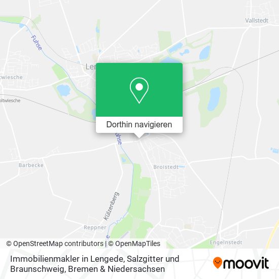 Immobilienmakler in Lengede, Salzgitter und Braunschweig Karte