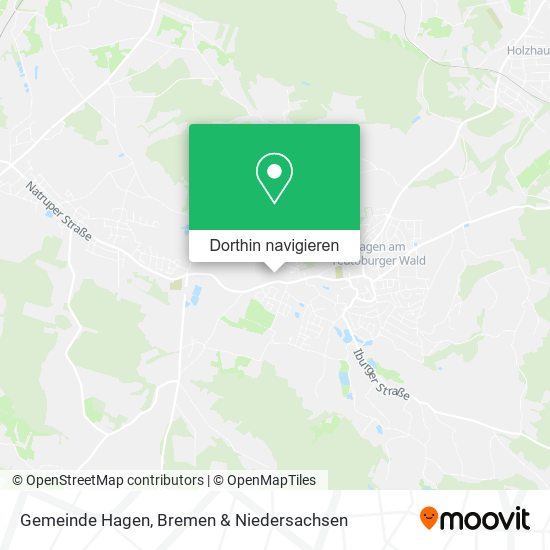 Gemeinde Hagen Karte