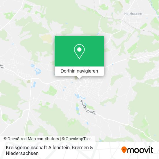 Kreisgemeinschaft Allenstein Karte