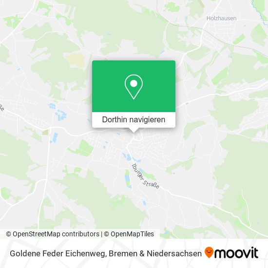Goldene Feder Eichenweg Karte