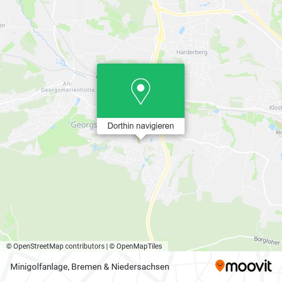 Minigolfanlage Karte