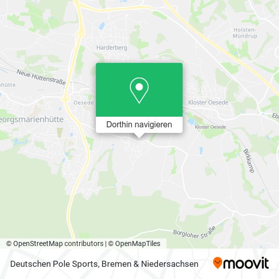 Deutschen Pole Sports Karte