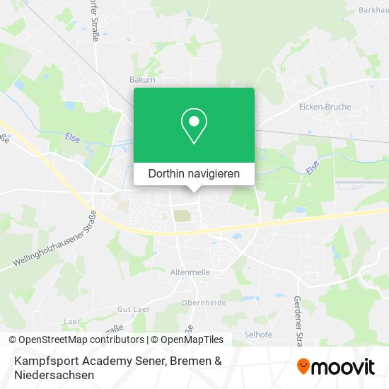 Kampfsport Academy Sener Karte
