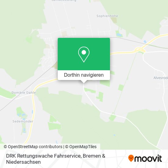 DRK Rettungswache Fahrservice Karte