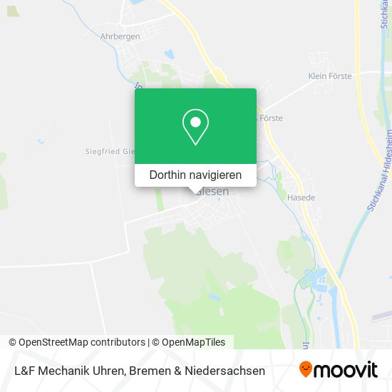 L&F Mechanik Uhren Karte
