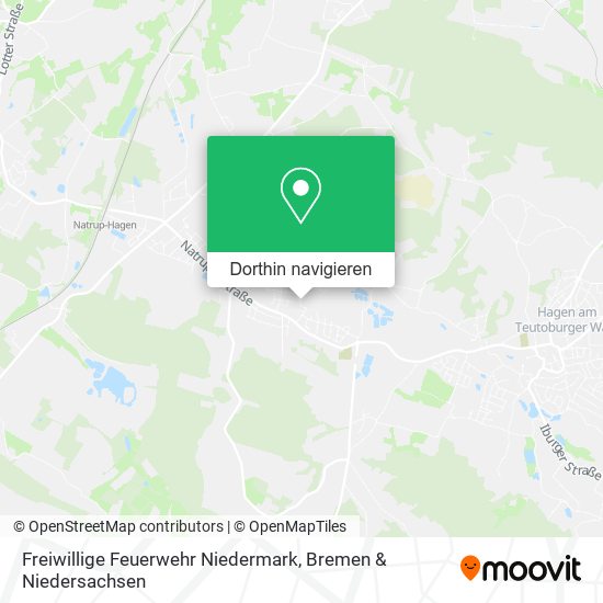 Freiwillige Feuerwehr Niedermark Karte