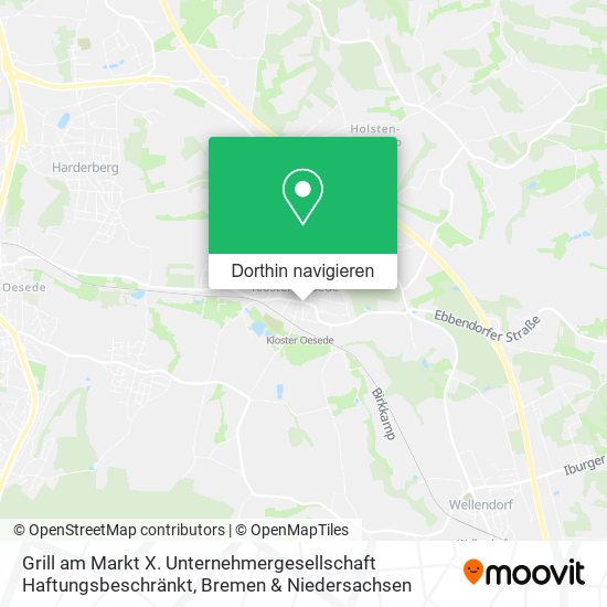 Grill am Markt X. Unternehmergesellschaft Haftungsbeschränkt Karte