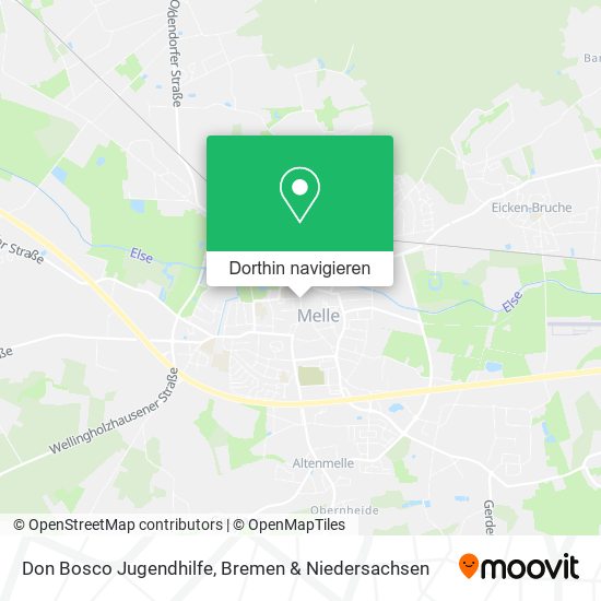 Don Bosco Jugendhilfe Karte