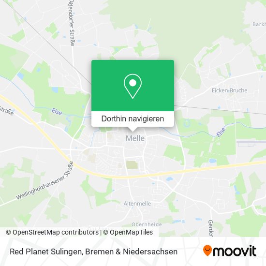 Red Planet Sulingen Karte