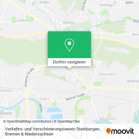 Verkehrs- und Verschönerungsverein Steinbergen Karte