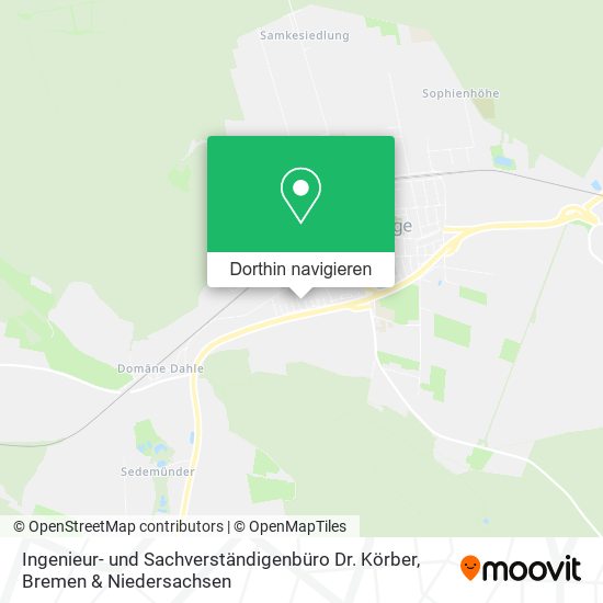 Ingenieur- und Sachverständigenbüro Dr. Körber Karte