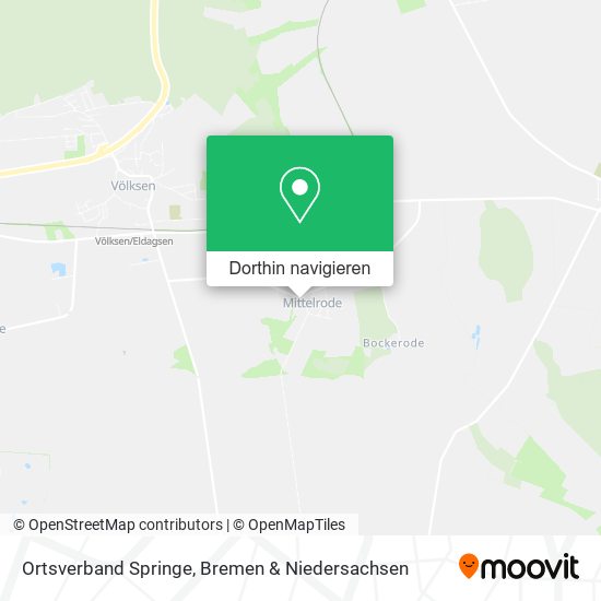 Ortsverband Springe Karte