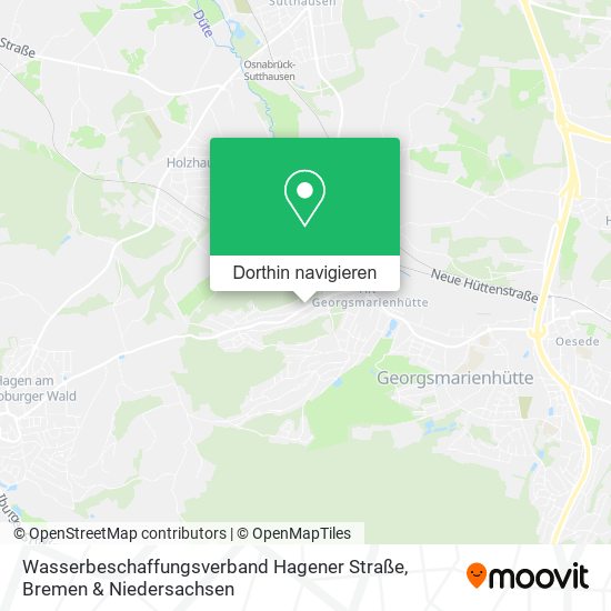 Wasserbeschaffungsverband Hagener Straße Karte