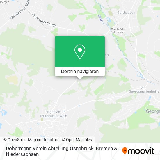 Dobermann Verein Abteilung Osnabrück Karte